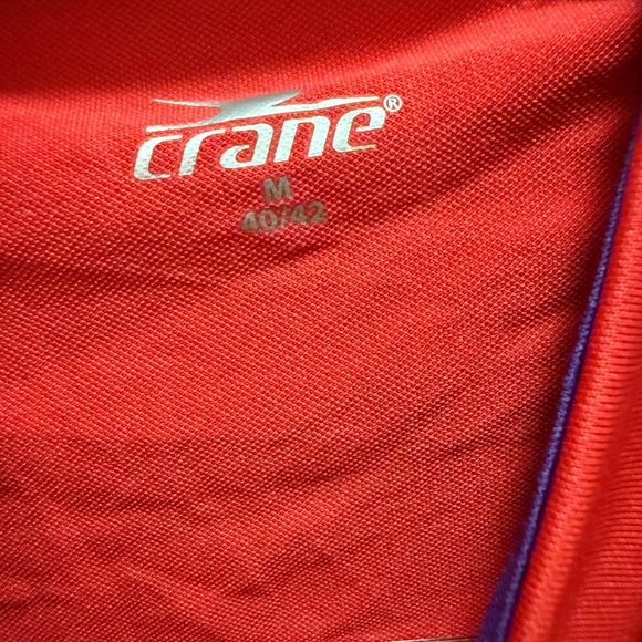 Crane woman’s Red and White Short Sleeve Cycling Jersey size Med - Picture 3 of 7